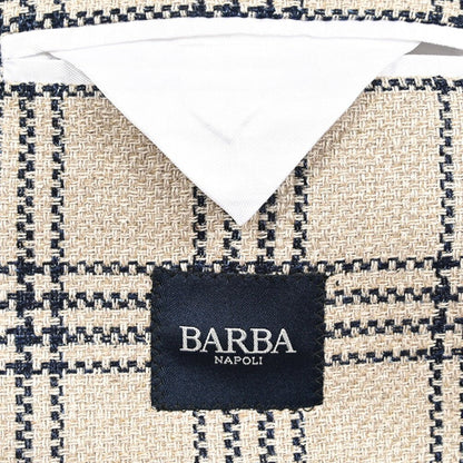 BARBA シルク混リネン 2Bシングルテーラードジャケット / JACKET JIM2｜434235｜GUARDAROBA MILANO OFFICIAL STORE