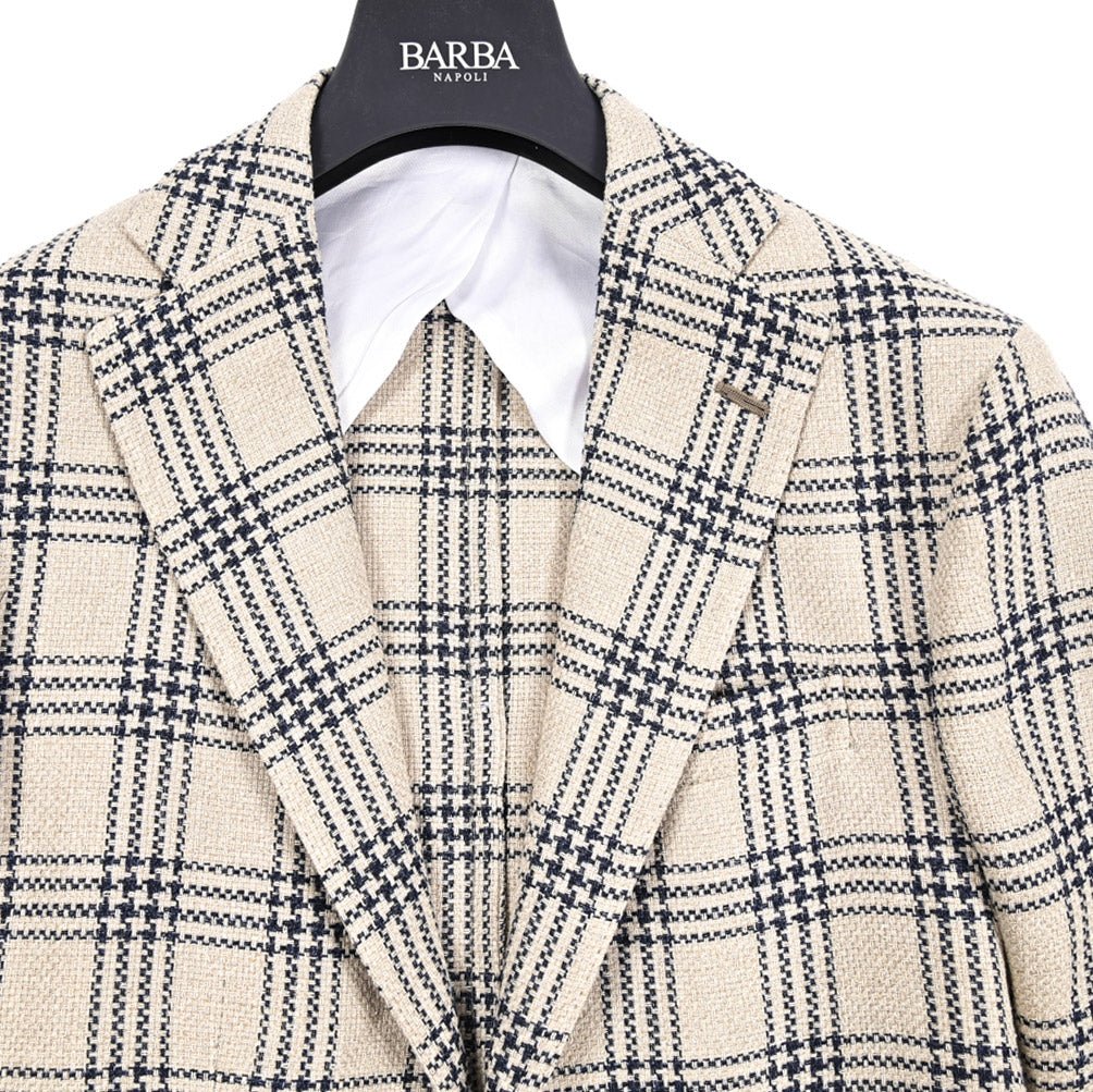 BARBA シルク混リネン 2Bシングルテーラードジャケット / JACKET JIM2｜434235｜GUARDAROBA MILANO OFFICIAL STORE