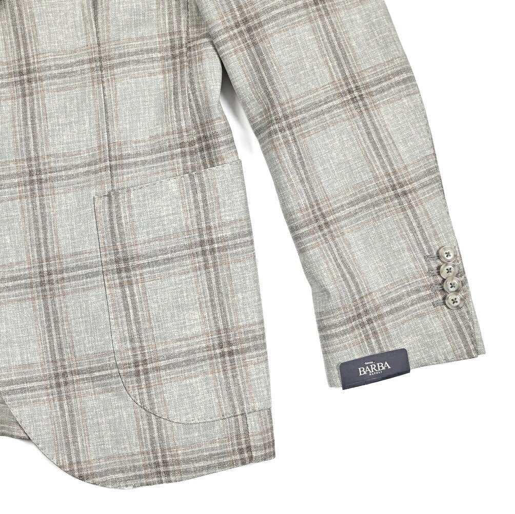 BARBA カシミヤ 混ヴァージンウール 2Bシングルテーラードジャケット / JACKET PL｜434162-48｜GUARDAROBA MILANO OFFICIAL STORE