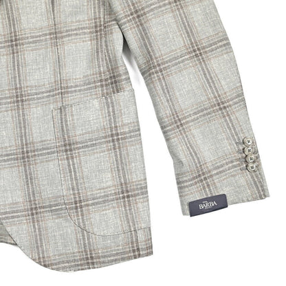 BARBA カシミヤ 混ヴァージンウール 2Bシングルテーラードジャケット / JACKET PL｜434162-48｜GUARDAROBA MILANO OFFICIAL STORE