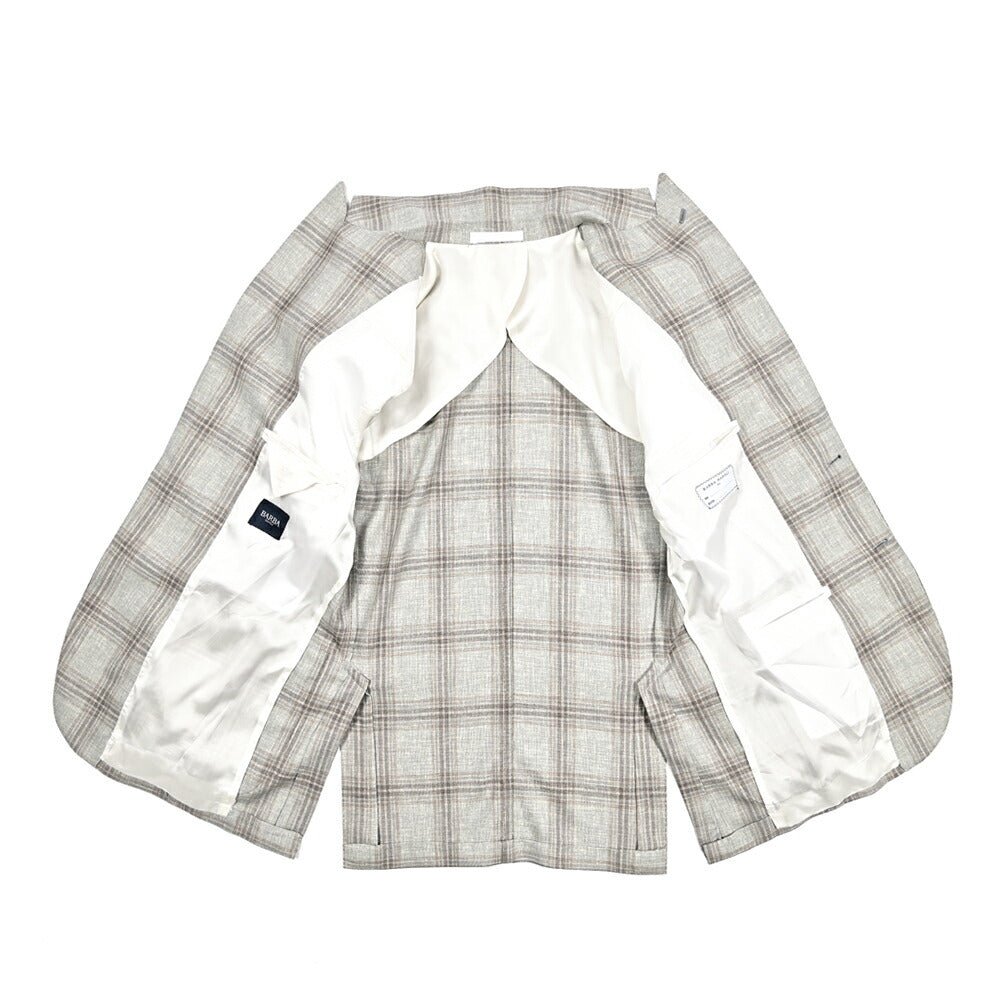 BARBA カシミヤ 混ヴァージンウール 2Bシングルテーラードジャケット / JACKET PL｜434162-48｜GUARDAROBA MILANO OFFICIAL STORE