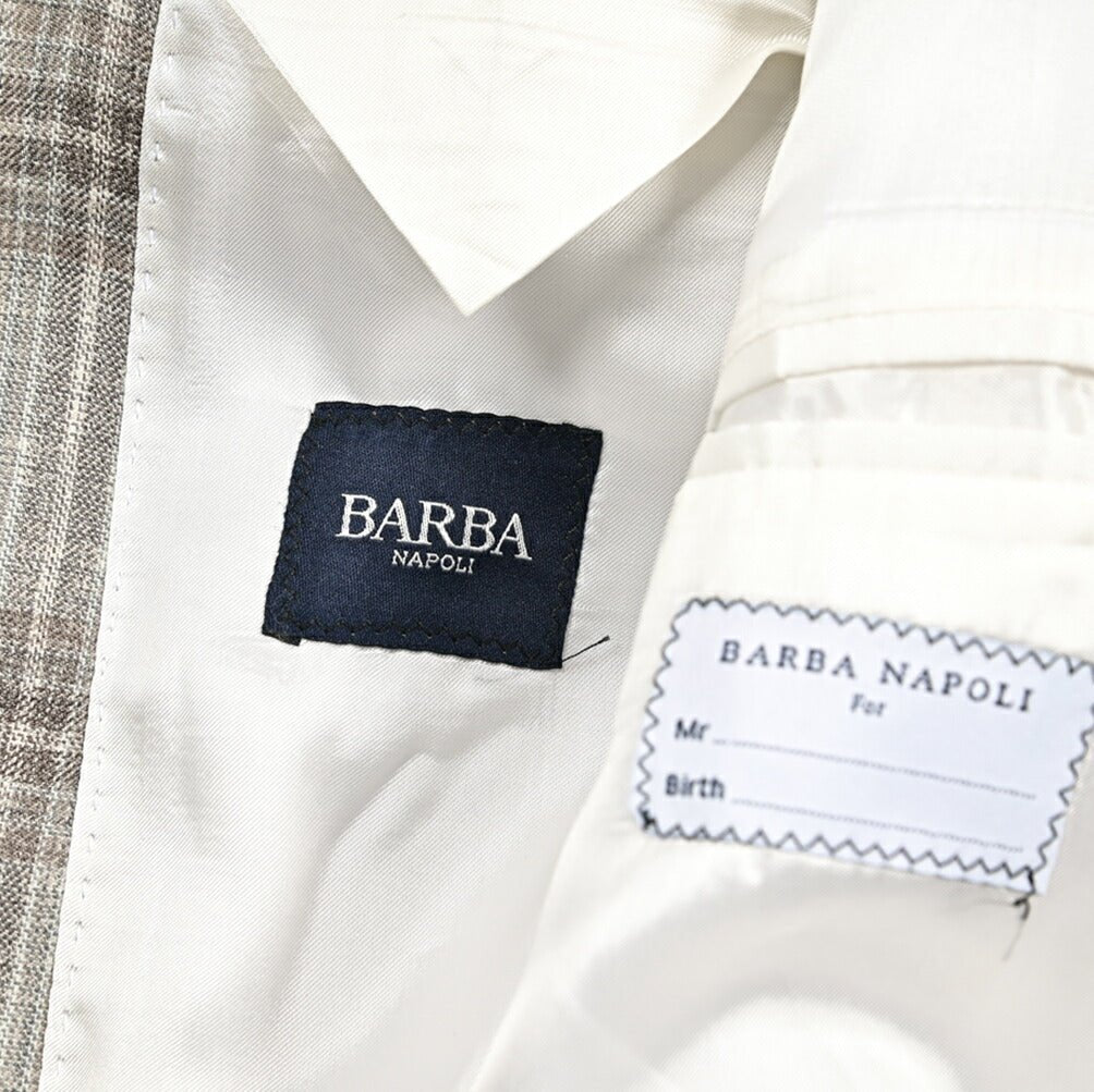 BARBA カシミヤ 混ヴァージンウール 2Bシングルテーラードジャケット / JACKET PL｜434162-48｜GUARDAROBA MILANO OFFICIAL STORE