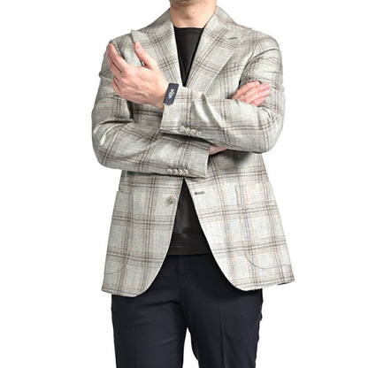 BARBA カシミヤ 混ヴァージンウール 2Bシングルテーラードジャケット / JACKET PL｜434162-48｜GUARDAROBA MILANO OFFICIAL STORE