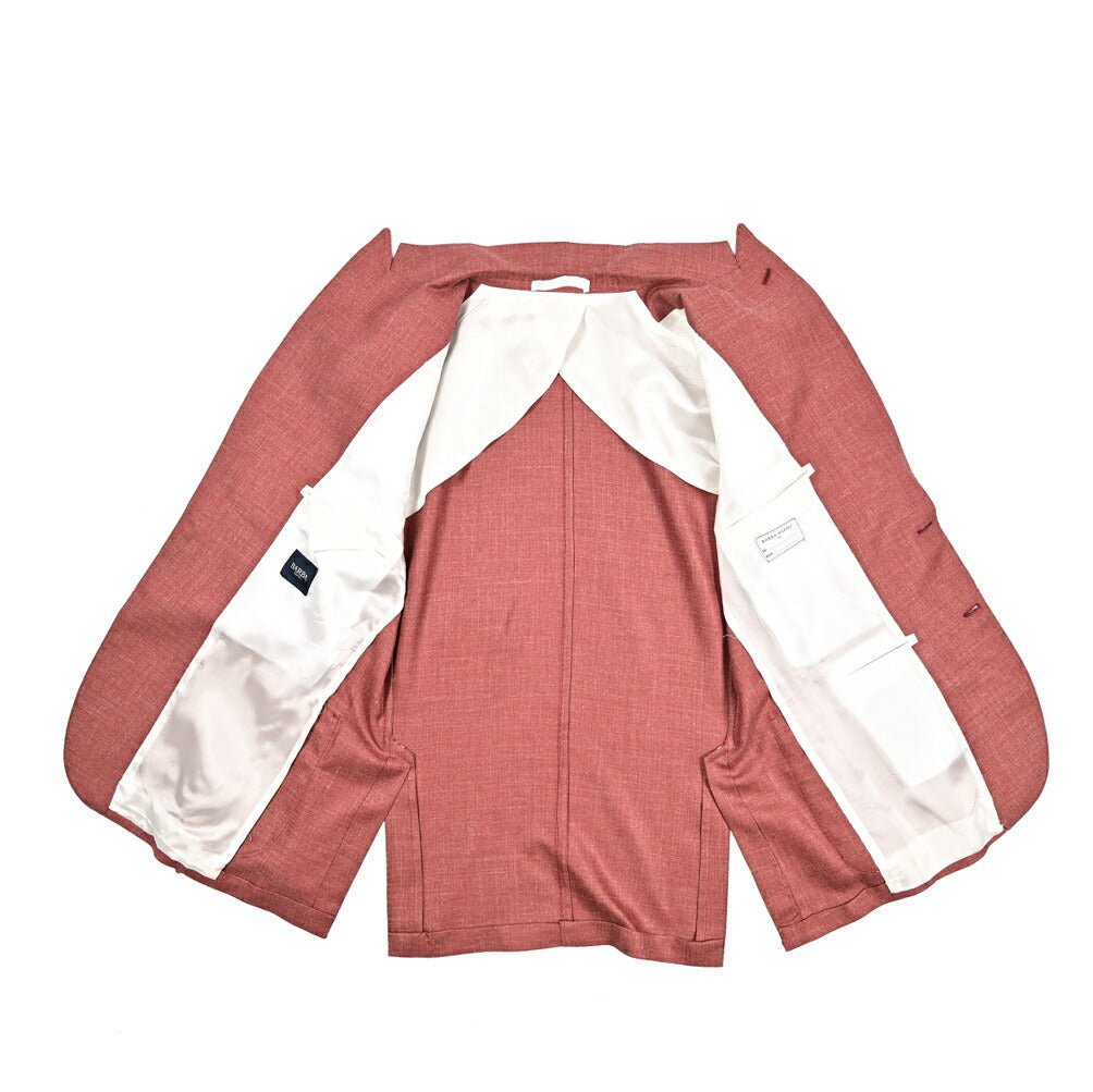 SALE｜BARBA バルバ / JACKET PL リネン混ヴァージンウール 2Bシングル
