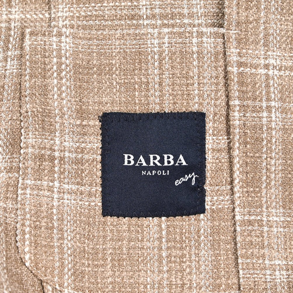 新品【バルバ 】 シルク混 EASY ロロピアーナ 2Bジャケット 50(L) SALE｜BARBA バルバ / EASY J MONO コットンシルク混ウール 2Bシングル