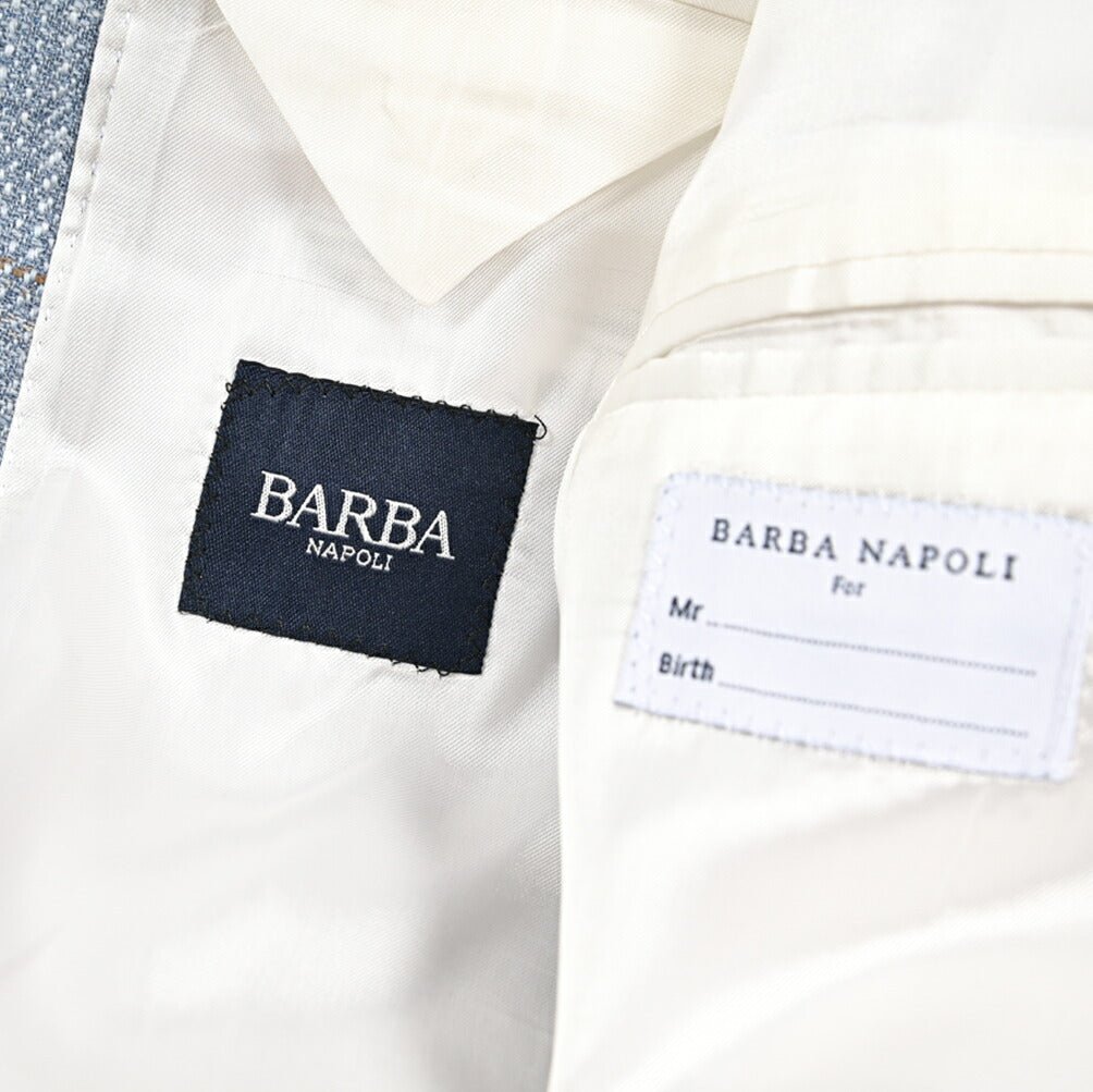 BARBA コットンシルク混ウール 2Bシングルテーラードジャケット Loro Piana ロロピアーナ製生地 (SUMMERTIME) / JACKET JIM2｜434189-48｜GUARDAROBA MILANO OFFICIAL STORE