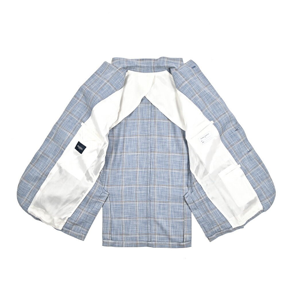 BARBA コットンシルク混ウール 2Bシングルテーラードジャケット Loro Piana ロロピアーナ製生地 (SUMMERTIME) / JACKET JIM2｜434189-48｜GUARDAROBA MILANO OFFICIAL STORE