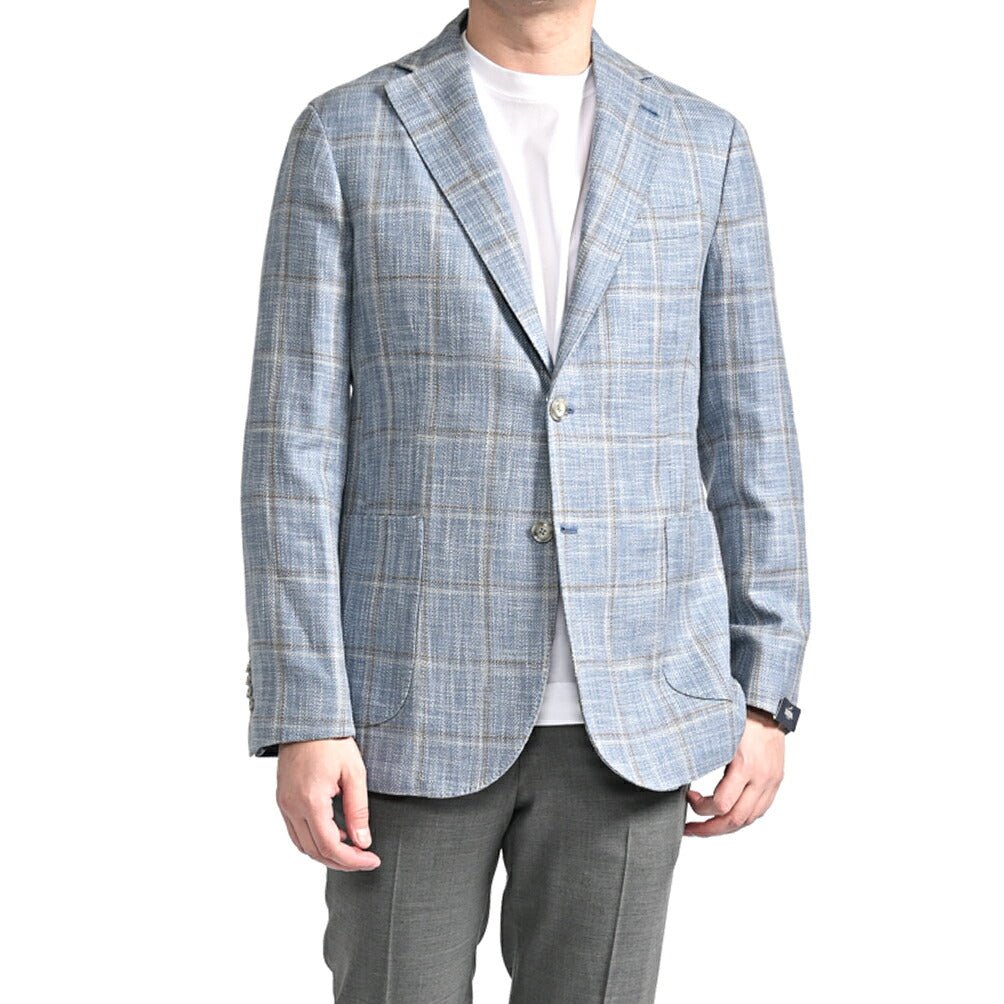 BARBA コットンシルク混ウール 2Bシングルテーラードジャケット Loro Piana ロロピアーナ製生地 (SUMMERTIME) / JACKET JIM2｜434189-48｜GUARDAROBA MILANO OFFICIAL STORE