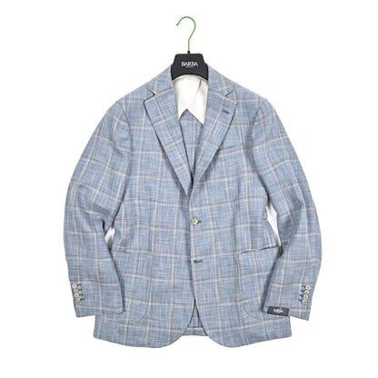 BARBA コットンシルク混ウール 2Bシングルテーラードジャケット Loro Piana ロロピアーナ製生地 (SUMMERTIME) / JACKET JIM2｜434189-48｜GUARDAROBA MILANO OFFICIAL STORE