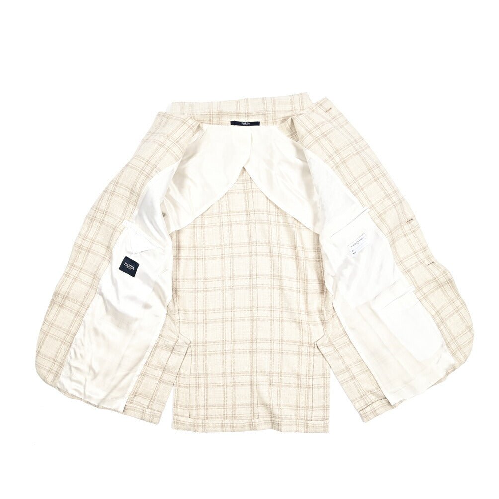 BARBA コットンシルク混ウール 2Bシングルテーラードジャケット Loro Piana ロロピアーナ製生地 (SUMMERTIME) / JACKET JIM2｜434233｜GUARDAROBA MILANO OFFICIAL STORE