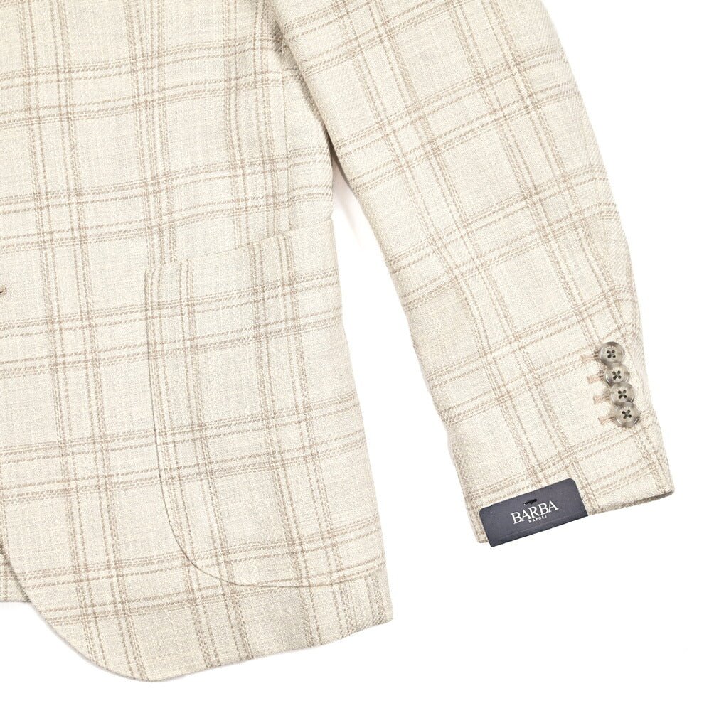 BARBA コットンシルク混ウール 2Bシングルテーラードジャケット Loro Piana ロロピアーナ製生地 (SUMMERTIME) / JACKET JIM2｜434233｜GUARDAROBA MILANO OFFICIAL STORE
