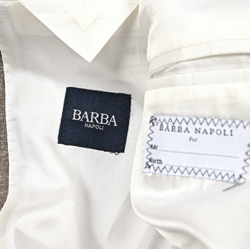 BARBA シルクリネン混ウール 2Bシングルテーラードジャケット Loro Piana ロロピアーナ製生地 (SUMMERTIME) / JACKET PL｜434097-48｜GUARDAROBA MILANO OFFICIAL STORE