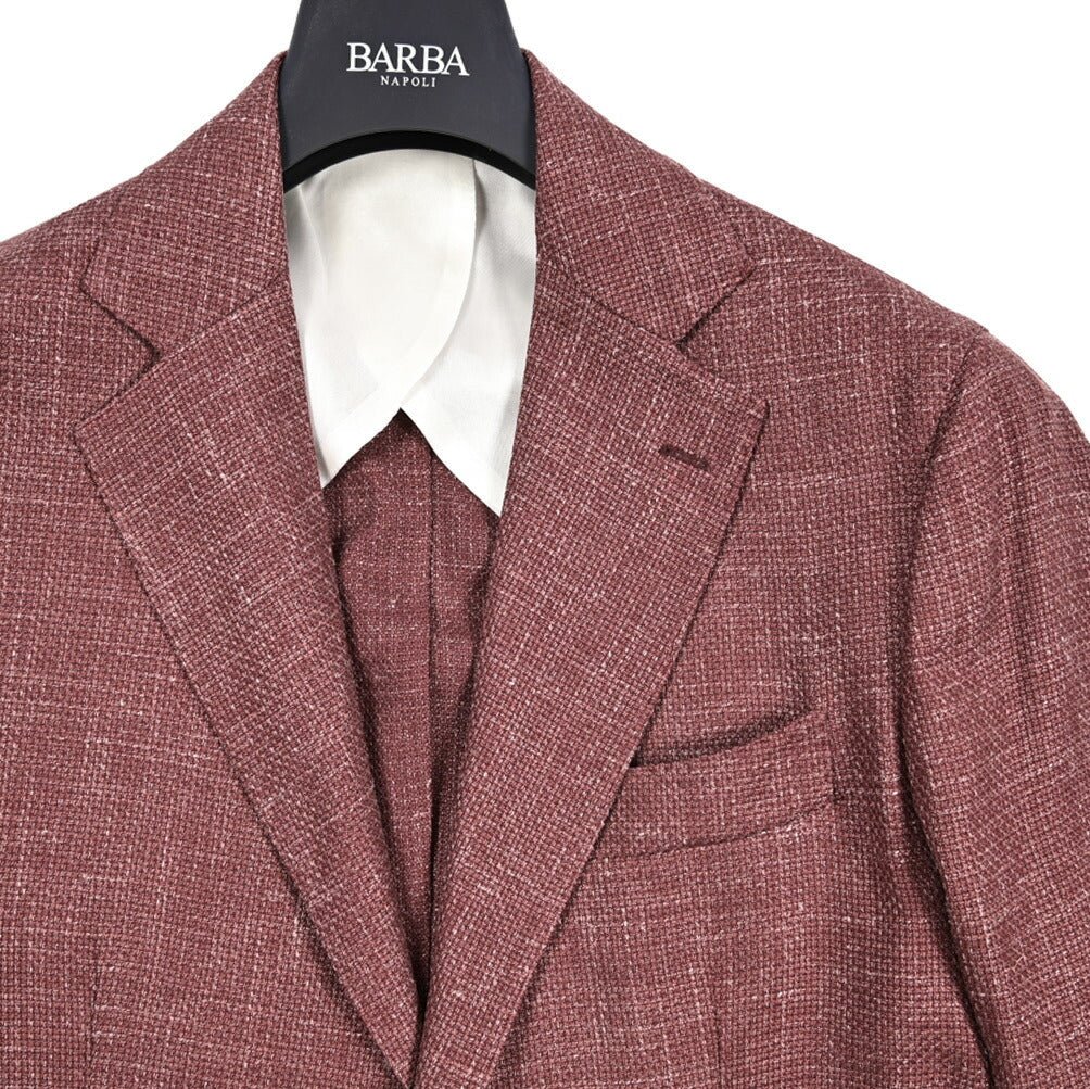 BARBA リネンシルク混ウール 2Bシングルテーラードジャケット Loro Piana ロロピアーナ製生地 (SUMMERTIME) / JCK ACTIVE MONO U｜434240｜GUARDAROBA MILANO OFFICIAL STORE