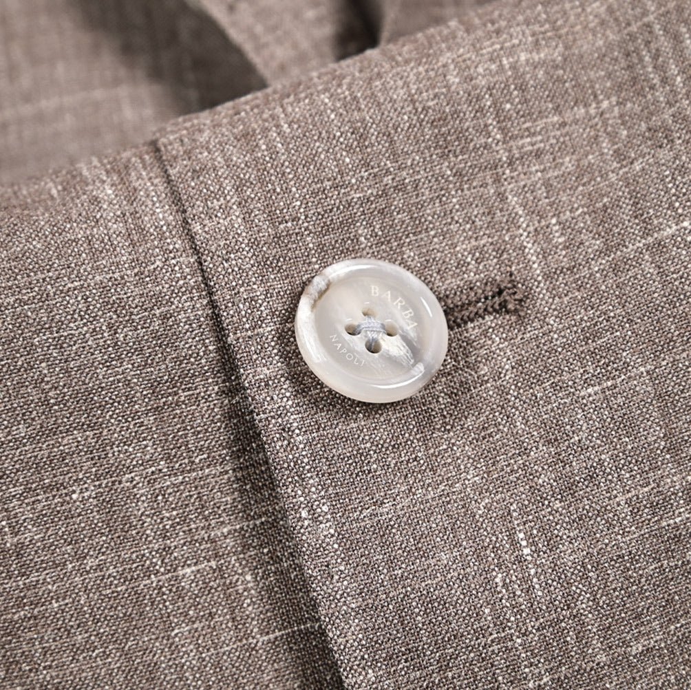 BARBA ウール混リネン 段返り3Bシングルテーラードジャケット / JACKET JIMMY｜434105-48｜GUARDAROBA MILANO OFFICIAL STORE