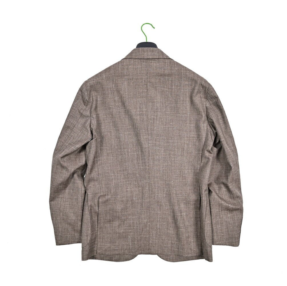 BARBA ウール混リネン 段返り3Bシングルテーラードジャケット / JACKET JIMMY｜434105-48｜GUARDAROBA MILANO OFFICIAL STORE