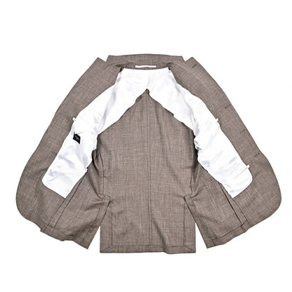 BARBA ウール混リネン 段返り3Bシングルテーラードジャケット / JACKET JIMMY｜434105-48｜GUARDAROBA MILANO OFFICIAL STORE