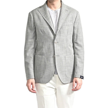 BARBA ウール混コットン 段返り3Bシングルテーラードジャケット / JACKET JIMMY｜434130-48｜GUARDAROBA MILANO OFFICIAL STORE
