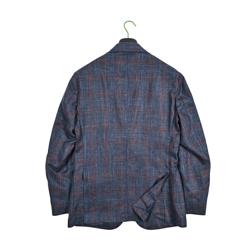 BARBA シルクリネン混ウール 段返り3Bシングルテーラードジャケット / JACKET JIMMY｜434165-48｜GUARDAROBA MILANO OFFICIAL STORE