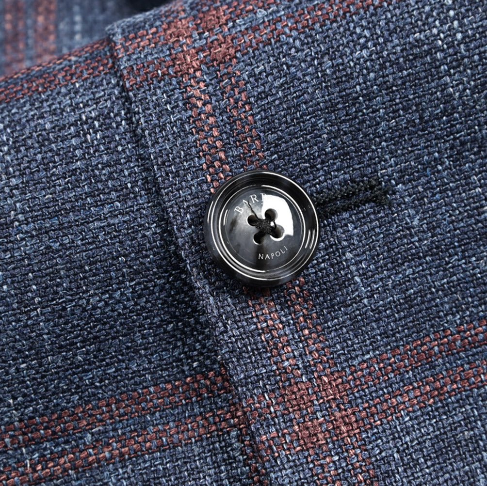 BARBA シルクリネン混ウール 段返り3Bシングルテーラードジャケット / JACKET JIMMY｜434165-48｜GUARDAROBA MILANO OFFICIAL STORE