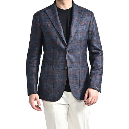 BARBA シルクリネン混ウール 段返り3Bシングルテーラードジャケット / JACKET JIMMY｜434165-48｜GUARDAROBA MILANO OFFICIAL STORE