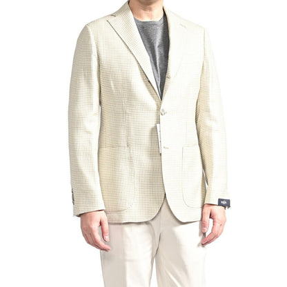BARBA シルクリネン混ウール 段返り3Bシングルテーラードジャケット / JACKET JIMMY｜434182-48｜GUARDAROBA MILANO OFFICIAL STORE