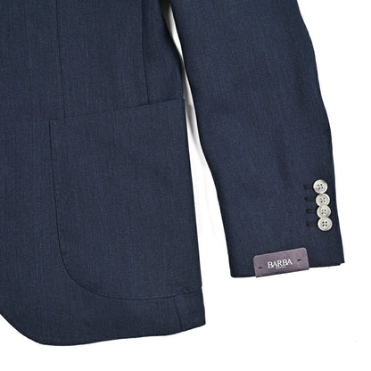 BARBA ウール混リネン 段返り3Bシングルテーラードジャケット / JACKET JIMMY｜434195-48｜GUARDAROBA MILANO OFFICIAL STORE