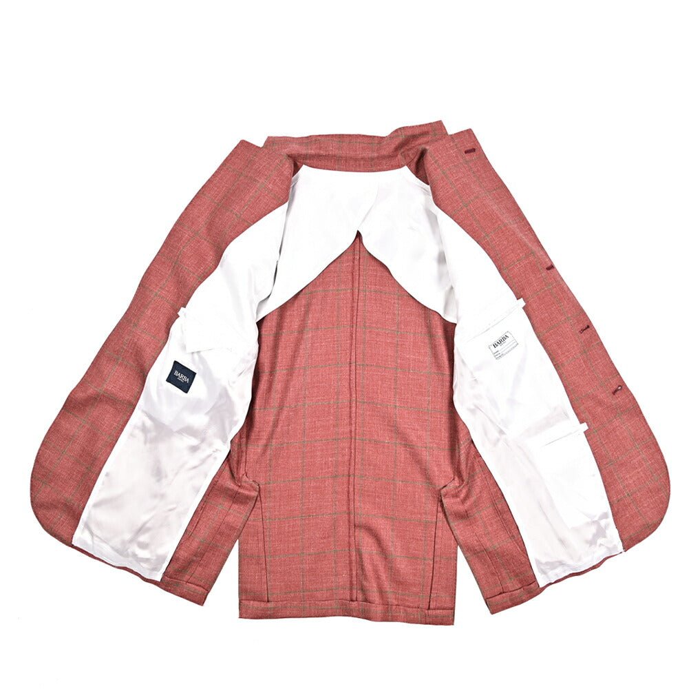 BARBA リネン混ヴァージンウール 段返り3Bシングルテーラードジャケット / JACKET JIMMY｜434211-48｜GUARDAROBA MILANO OFFICIAL STORE