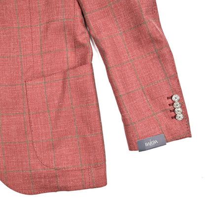 BARBA リネン混ヴァージンウール 段返り3Bシングルテーラードジャケット / JACKET JIMMY｜434211-48｜GUARDAROBA MILANO OFFICIAL STORE