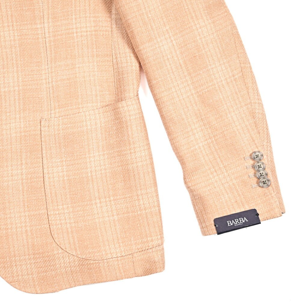 BARBA シルクリネン混ウール 3Bシングルテーラードジャケット / JACKET JIMMY｜434241｜GUARDAROBA MILANO OFFICIAL STORE