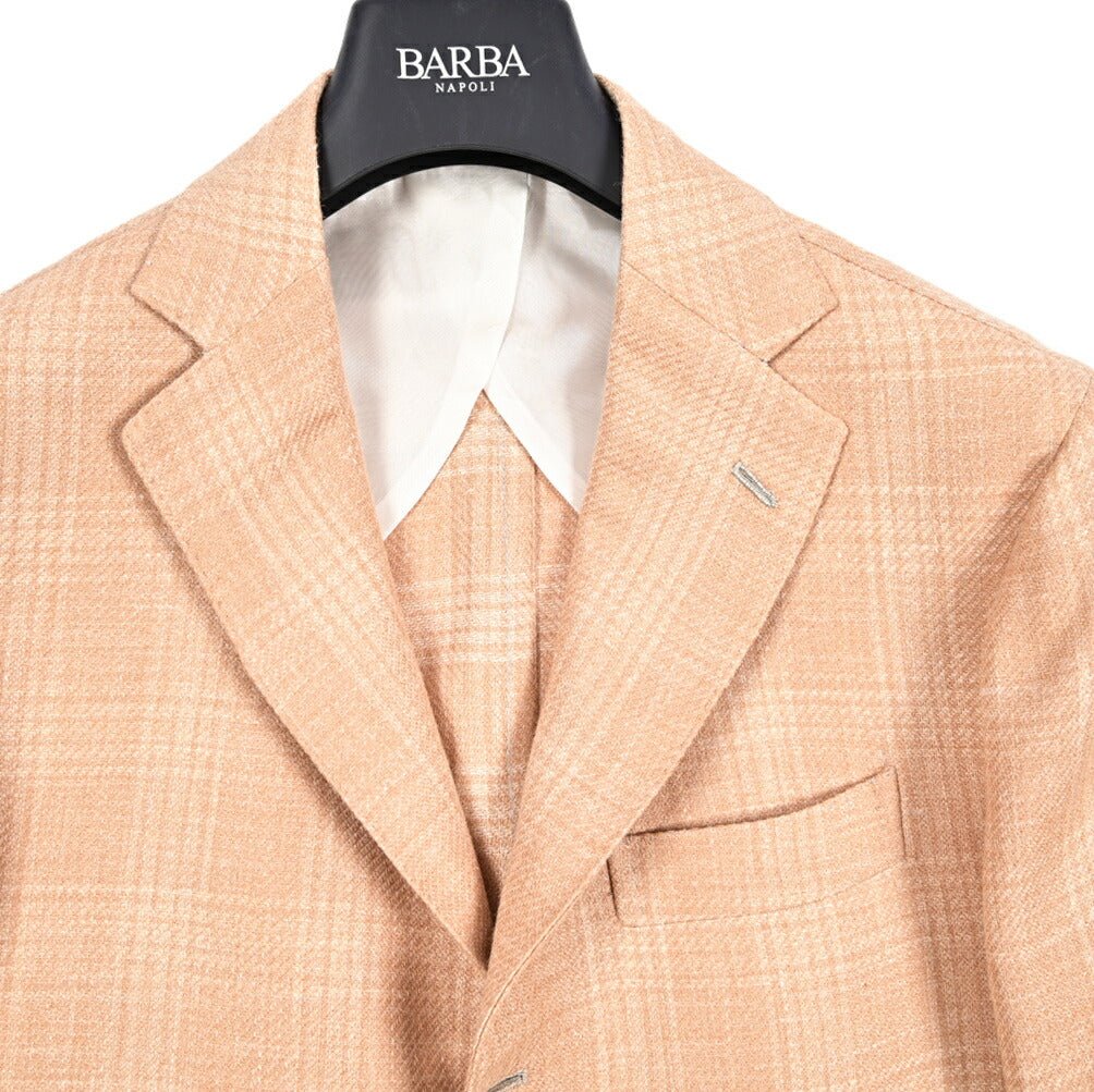 BARBA シルクリネン混ウール 3Bシングルテーラードジャケット / JACKET JIMMY｜434241｜GUARDAROBA MILANO OFFICIAL STORE