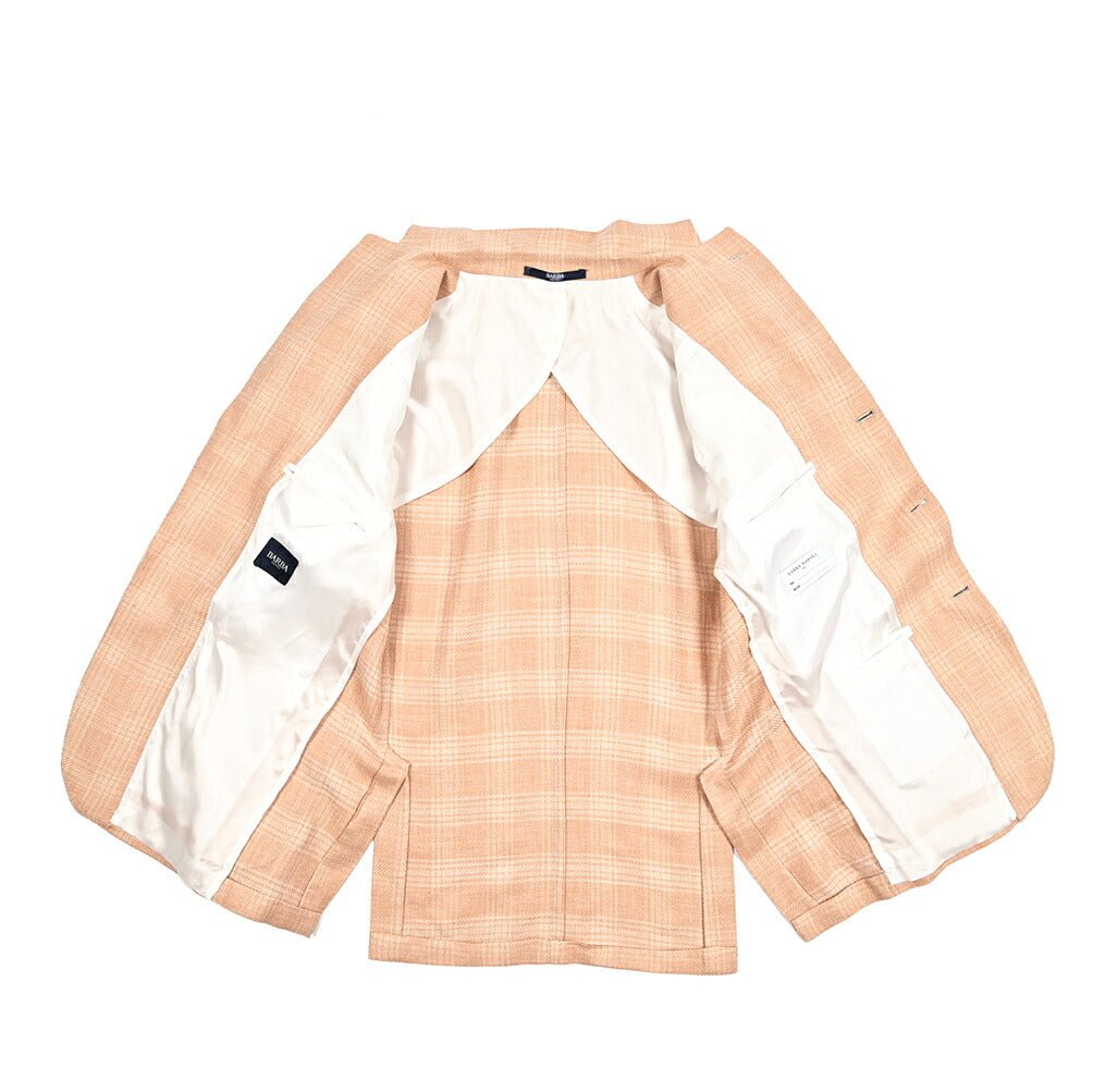 BARBA シルクリネン混ウール 3Bシングルテーラードジャケット / JACKET JIMMY｜434241｜GUARDAROBA MILANO OFFICIAL STORE