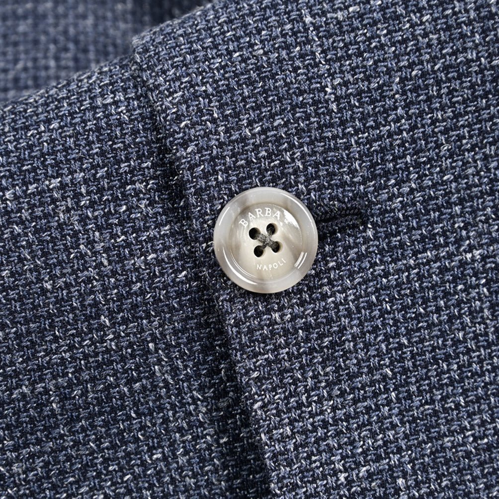 BARBA リネンシルク混ウール 段返り3Bシングルテーラードジャケット Loro Piana ロロピアーナ製生地 (SUMMERTIME) / JACKET JIMMY｜434159-48｜GUARDAROBA MILANO OFFICIAL STORE