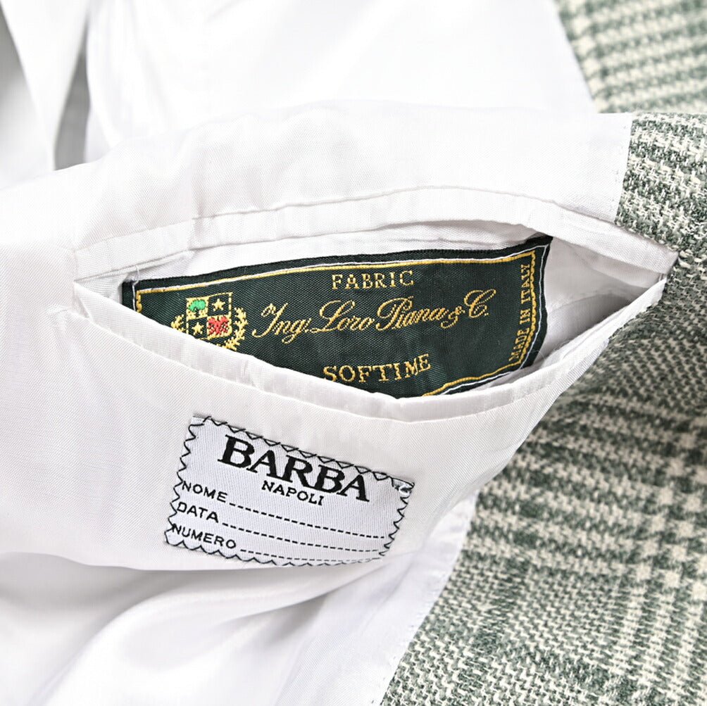 SALE｜BARBA バルバ / JACKET JIMMY コットンシルク混ウール 段返り3B