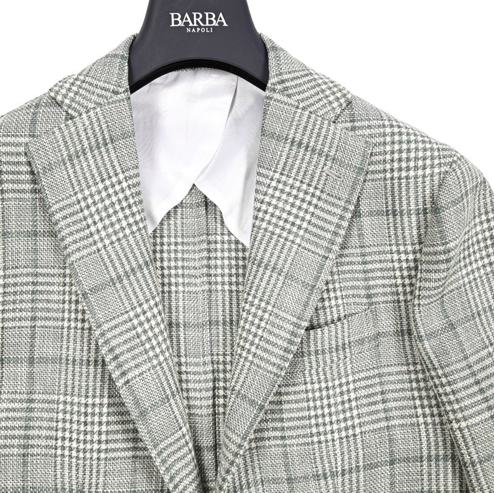 BARBA コットンシルク混ウール 段返り3Bシングルテーラードジャケット Loro Piana ロロピアーナ製生地 (SUMMERTIME) / JACKET JIMMY｜434193-48｜GUARDAROBA MILANO OFFICIAL STORE