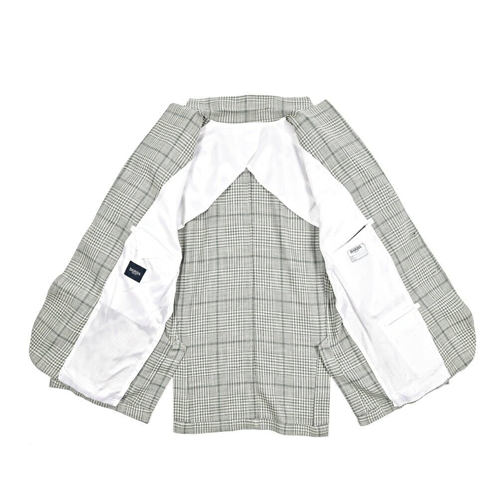 BARBA コットンシルク混ウール 段返り3Bシングルテーラードジャケット Loro Piana ロロピアーナ製生地 (SUMMERTIME) / JACKET JIMMY｜434193-48｜GUARDAROBA MILANO OFFICIAL STORE