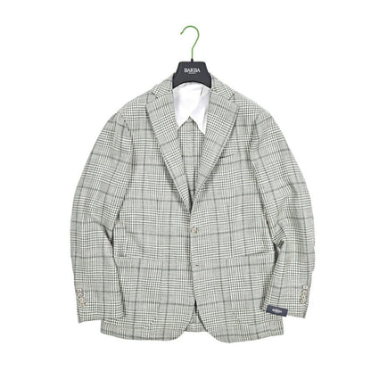 BARBA コットンシルク混ウール 段返り3Bシングルテーラードジャケット Loro Piana ロロピアーナ製生地 (SUMMERTIME) / JACKET JIMMY｜434193-48｜GUARDAROBA MILANO OFFICIAL STORE