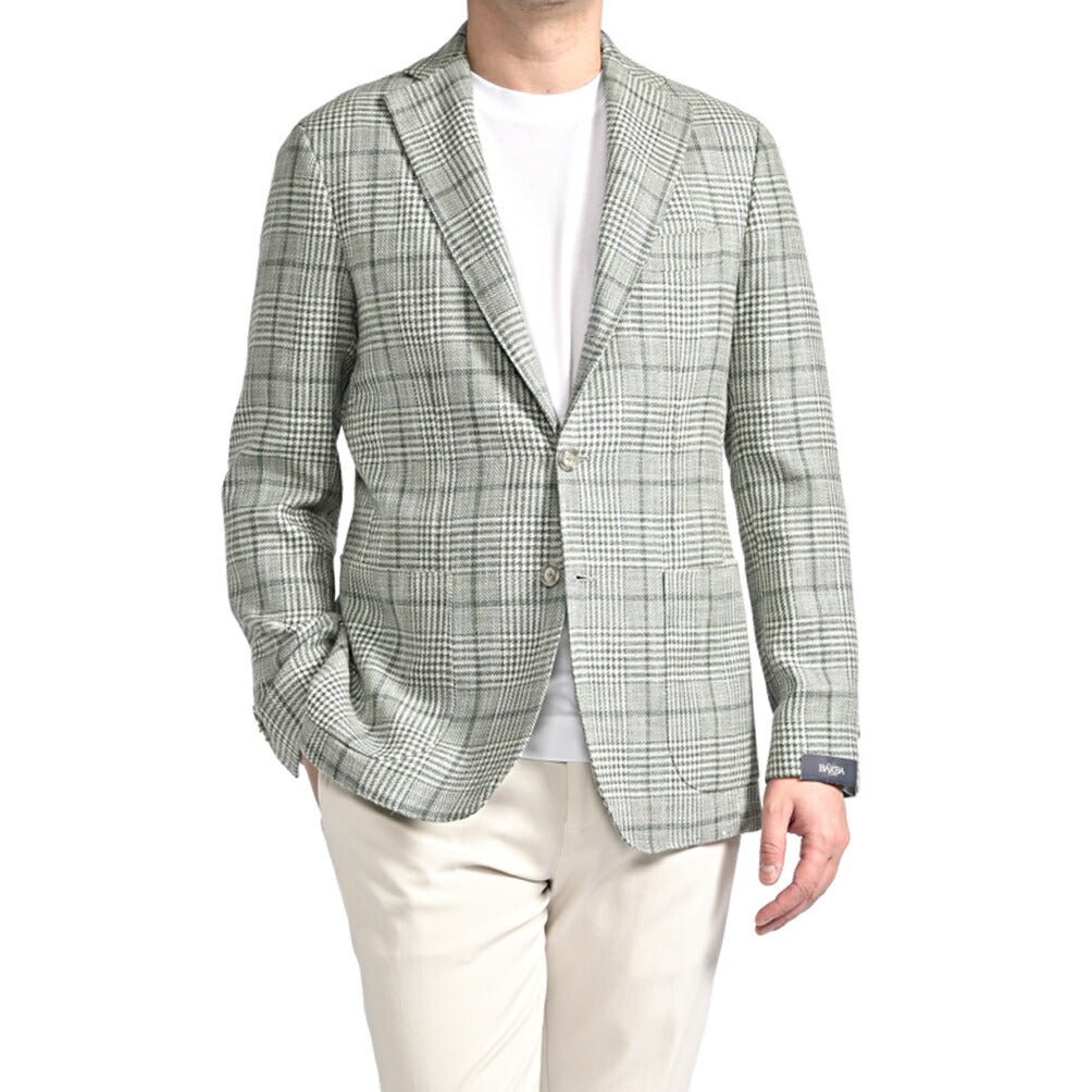 SALE｜BARBA バルバ / JACKET JIMMY コットンシルク混ウール 段返り3B