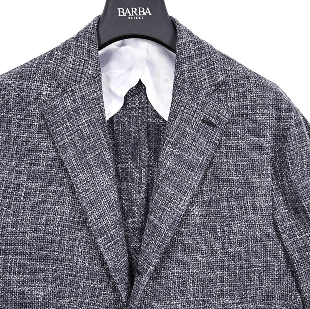 BARBA コットンシルク混ウール 段返り3Bシングルテーラードジャケット Loro Piana ロロピアーナ製生地 (SUMMERTIME) / JACKET JIMMY｜434232｜GUARDAROBA MILANO OFFICIAL STORE