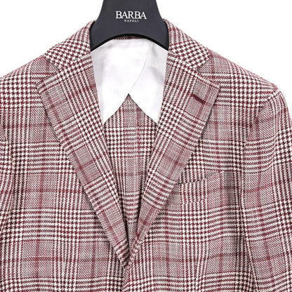 BARBA コットン混ヴァージンウール 段返り3Bシングルテーラードジャケット Loro Piana製生地(SOFTIME) / JACKET JIMMY｜434221｜GUARDAROBA MILANO OFFICIAL STORE