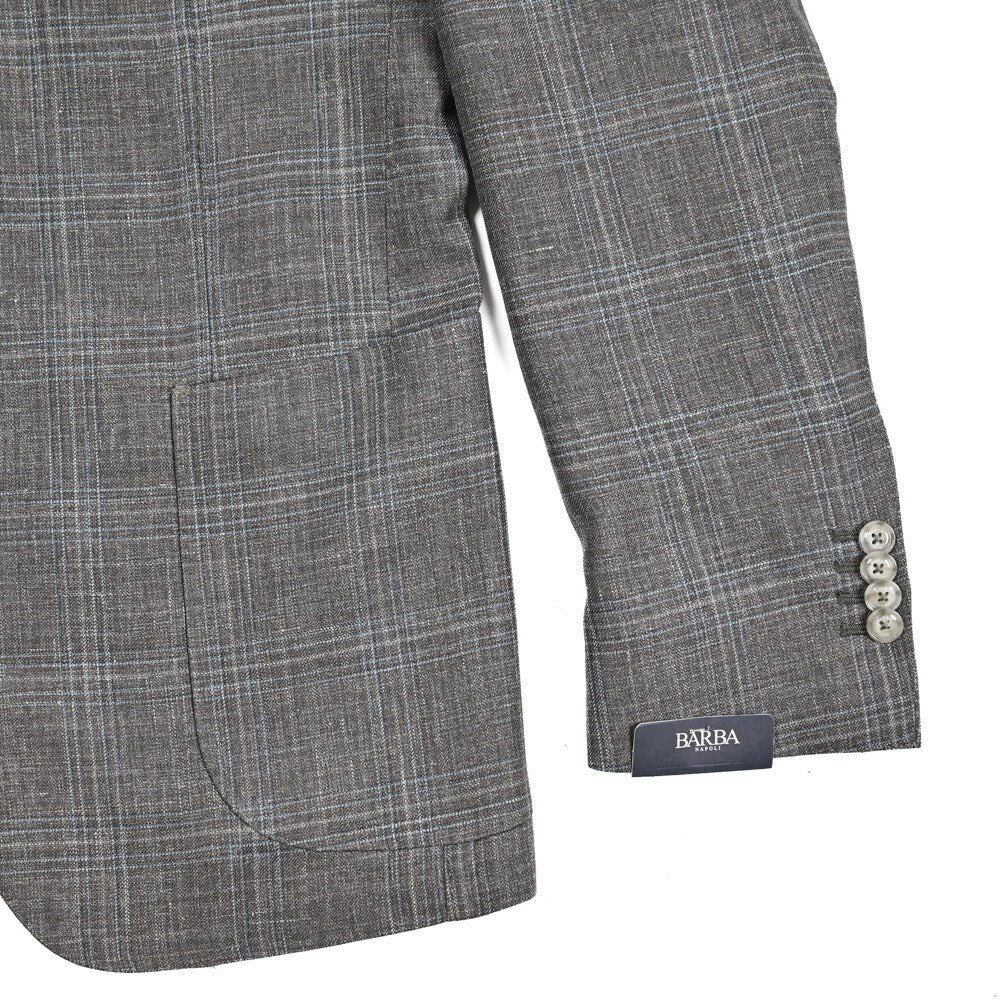 BARBA リネン混ヴァージンウール 段返り3Bシングルテーラードジャケット Loro Piana製生地(SUMMERTIME) / JACKET LONG｜434197-48｜GUARDAROBA MILANO OFFICIAL STORE