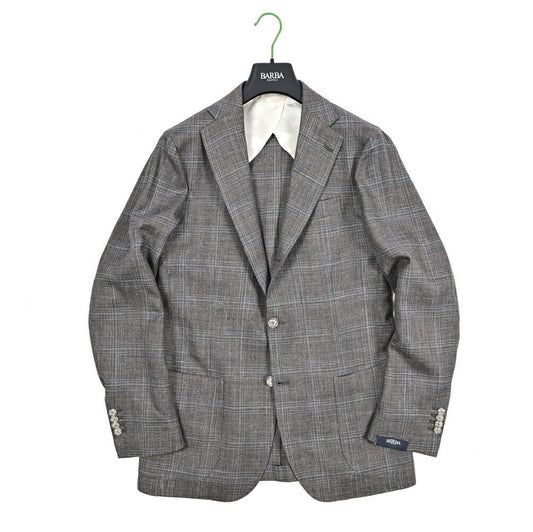 BARBA リネン混ヴァージンウール 段返り3Bシングルテーラードジャケット Loro Piana製生地(SUMMERTIME) / JACKET LONG｜434197-48｜GUARDAROBA MILANO OFFICIAL STORE