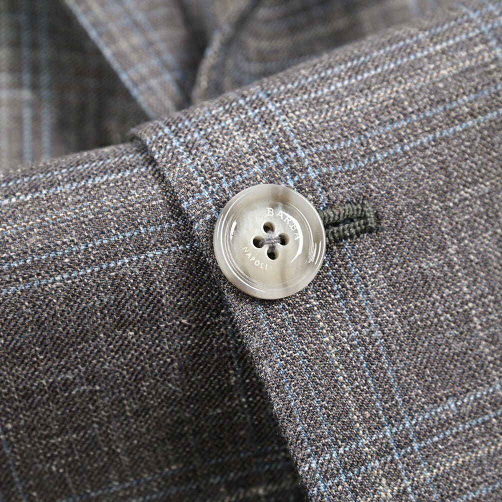 BARBA リネン混ヴァージンウール 段返り3Bシングルテーラードジャケット Loro Piana製生地(SUMMERTIME) / JACKET LONG｜434197-48｜GUARDAROBA MILANO OFFICIAL STORE