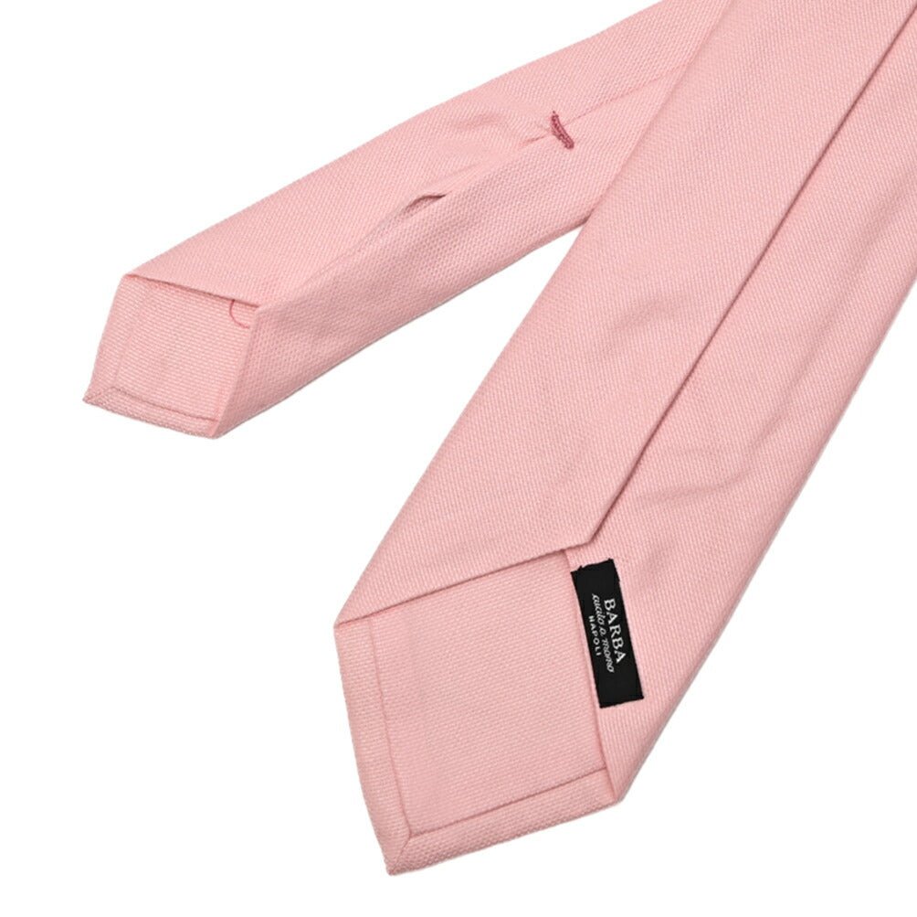 BARBA コットンシルク ネクタイ ソリッドタイ (セッテピエゲ)｜428300｜GUARDAROBA MILANO OFFICIAL STORE