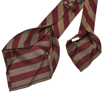 BARBA ウールシルク レジメンタルネクタイ (セッテピエゲ)｜428409｜GUARDAROBA MILANO OFFICIAL STORE