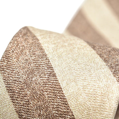 BARBA シルクリネン レジメンタルネクタイ (セッテピエゲ)｜428410｜GUARDAROBA MILANO OFFICIAL STORE