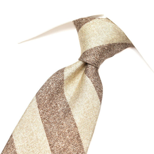 BARBA シルクリネン レジメンタルネクタイ (セッテピエゲ)｜428410｜GUARDAROBA MILANO OFFICIAL STORE