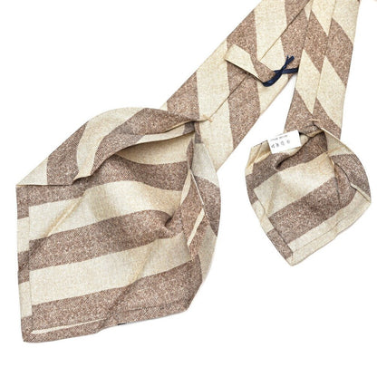 BARBA シルクリネン レジメンタルネクタイ (セッテピエゲ)｜428410｜GUARDAROBA MILANO OFFICIAL STORE