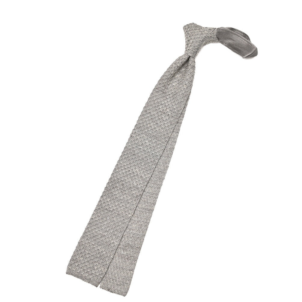 BARBA リネン混シルク ネクタイ ニットタイ｜428497｜GUARDAROBA MILANO OFFICIAL STORE