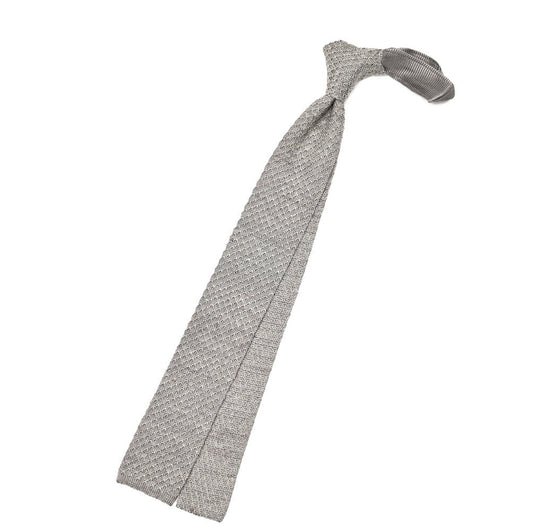 BARBA リネン混シルク ネクタイ ニットタイ｜428497｜GUARDAROBA MILANO OFFICIAL STORE