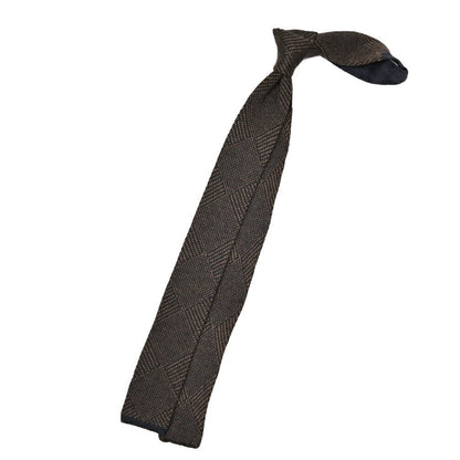 BARBA カシミヤ混シルク 幾何柄ネクタイ ニットタイ｜428511｜GUARDAROBA MILANO OFFICIAL STORE